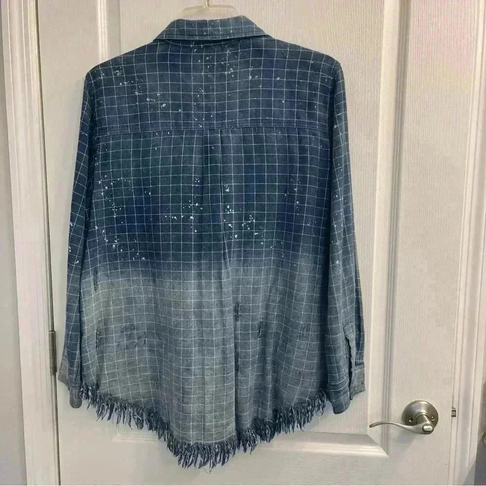 Denim Shacket - Picture 3 of 12